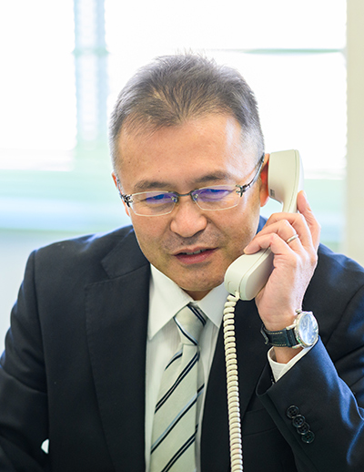 代表取締役社長写真